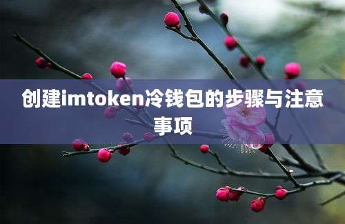 创建imtoken冷钱包的步骤与注意事项