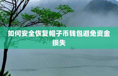 如何安全恢复帽子币钱包避免资金损失