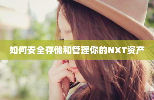 如何安全存储和管理你的NXT资产