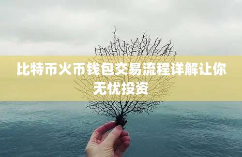 比特币火币钱包交易流程详解让你无忧投资