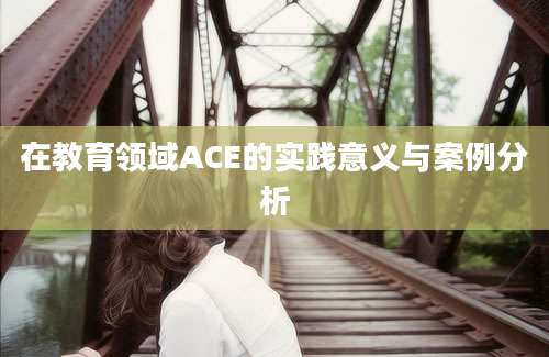 在教育领域ACE的实践意义与案例分析