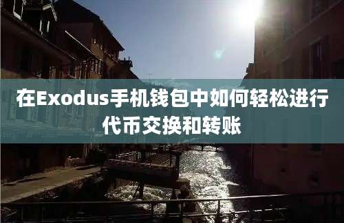 在Exodus手机钱包中如何轻松进行代币交换和转账