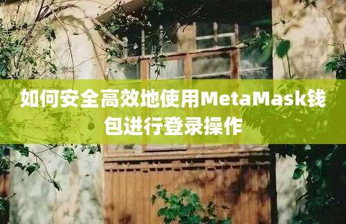 如何安全高效地使用MetaMask钱包进行登录操作