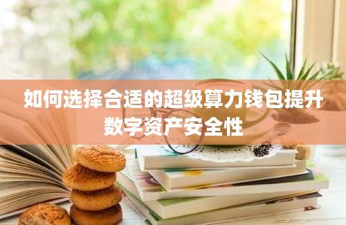 如何选择合适的超级算力钱包提升数字资产安全性