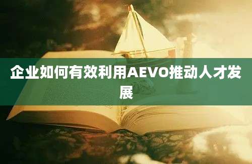 企业如何有效利用AEVO推动人才发展