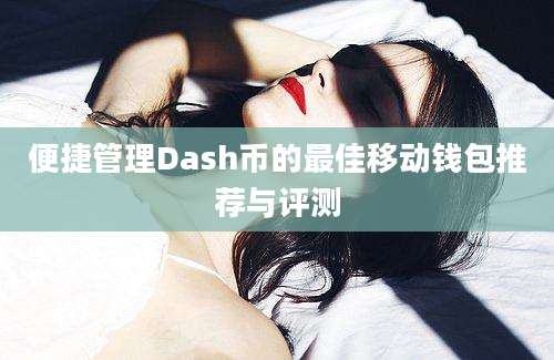 便捷管理Dash币的最佳移动钱包推荐与评测