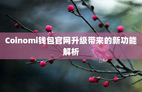 Coinomi钱包官网升级带来的新功能解析