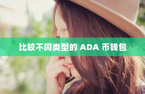 比较不同类型的 ADA 币钱包