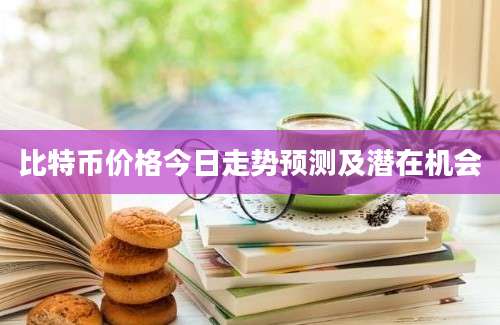 比特币价格今日走势预测及潜在机会