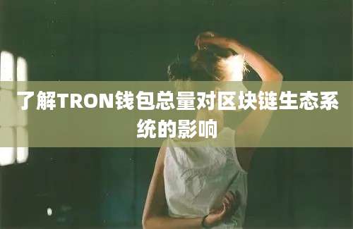 了解TRON钱包总量对区块链生态系统的影响