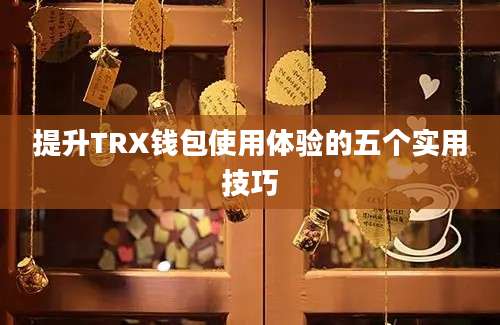 提升TRX钱包使用体验的五个实用技巧