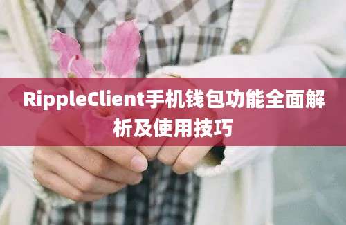 RippleClient手机钱包功能全面解析及使用技巧